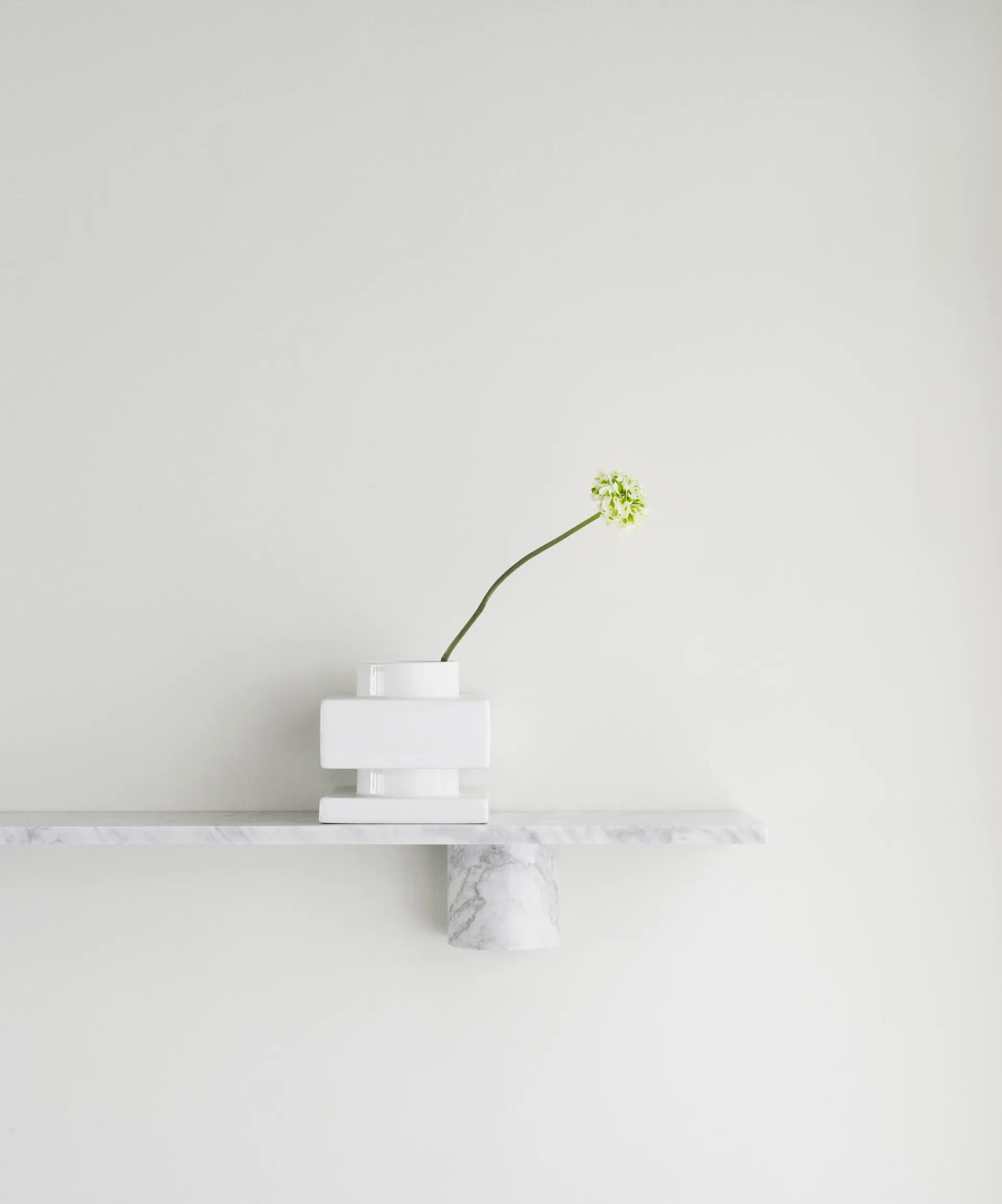 Sten Shelf 80 cm, White marble Normann Copenhagen