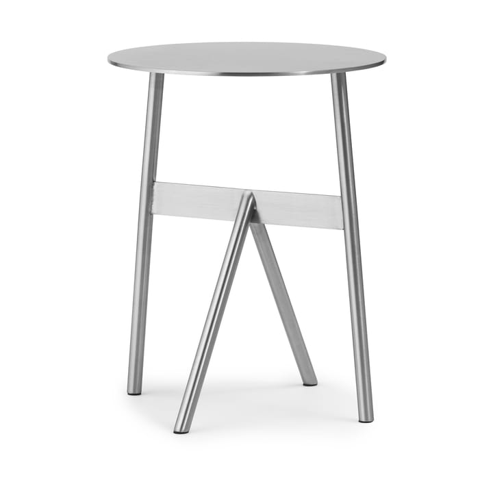 Stock Table side table Ø37 cm H:46 cm - Stainless steel - Normann Copenhagen