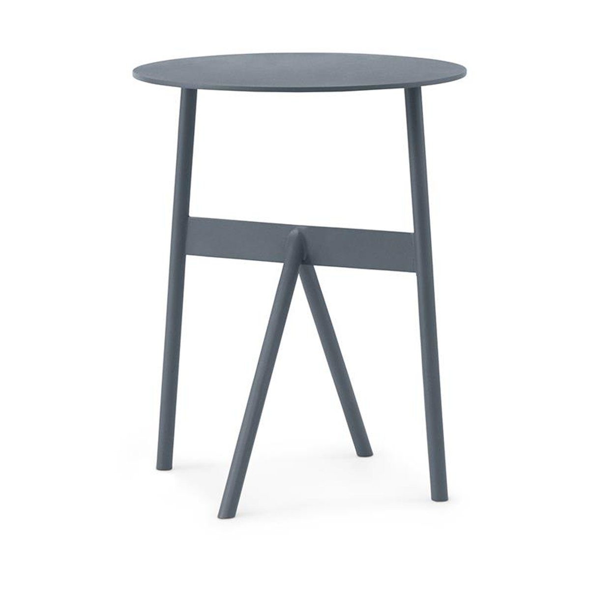Normann Copenhagen Stock Table side table o37 cm H:46 cm Steel blue