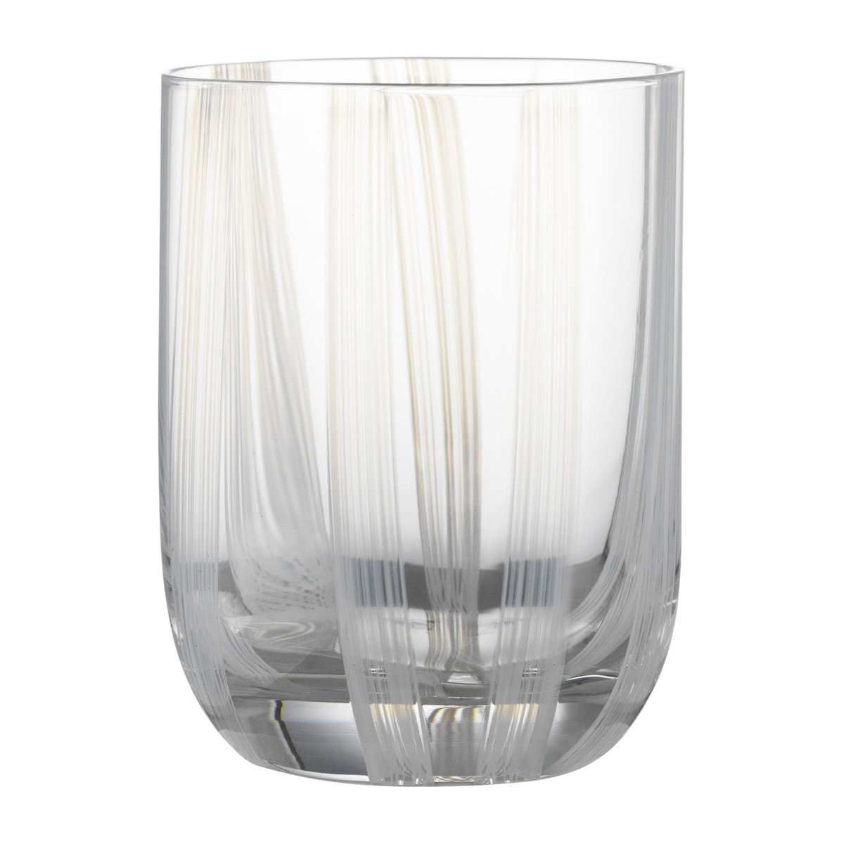 Normann Copenhagen Stripe glass 39 cl White Stripes