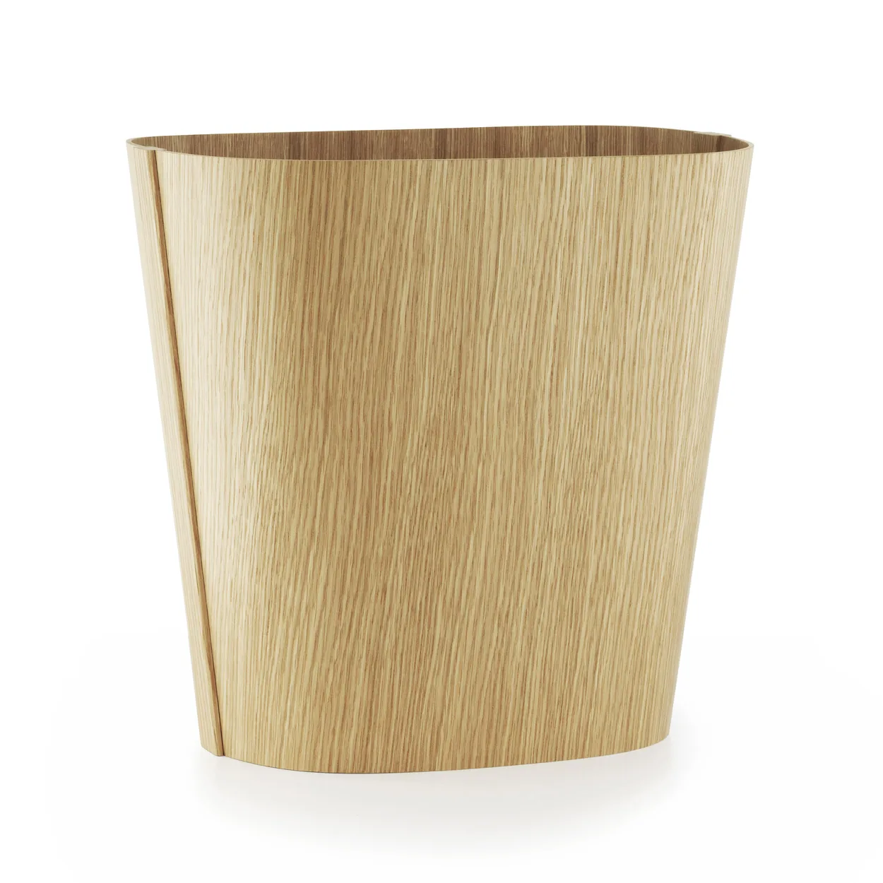 Normann Copenhagen Tales of Wood paper bin oak | Scandinavian Design | Waste paper baskets & bins | Brown