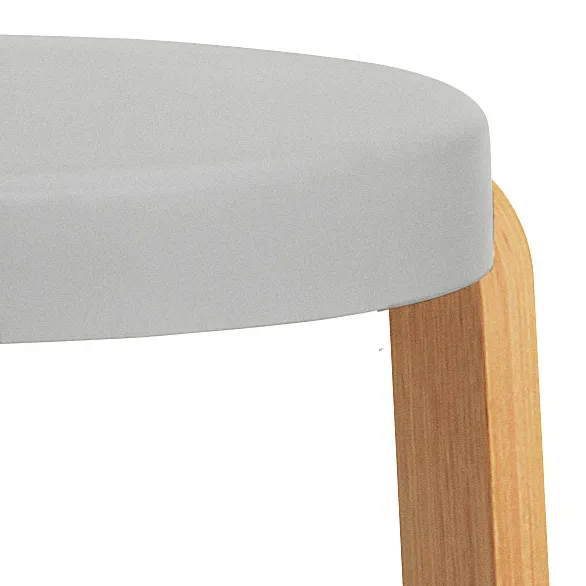 Tap round stool, Grey-oak, Ø41x43 cm Normann Copenhagen