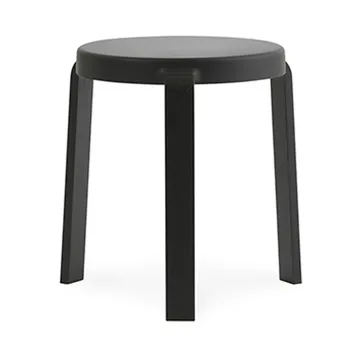 Tap stool - Black, black oak legs - Normann Copenhagen