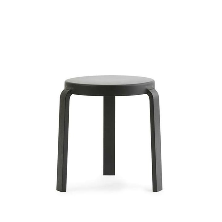 Tap stool - Black, black oak legs - Normann Copenhagen