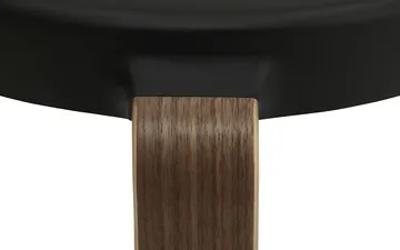 Tap stool - Black, walnut legs - Normann Copenhagen