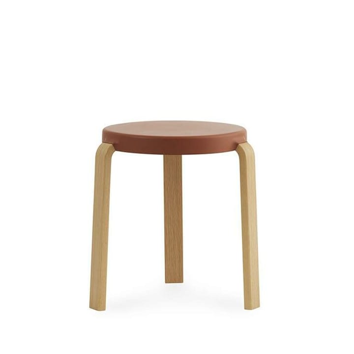 Tap stool - Caramel, oak legs - Normann Copenhagen