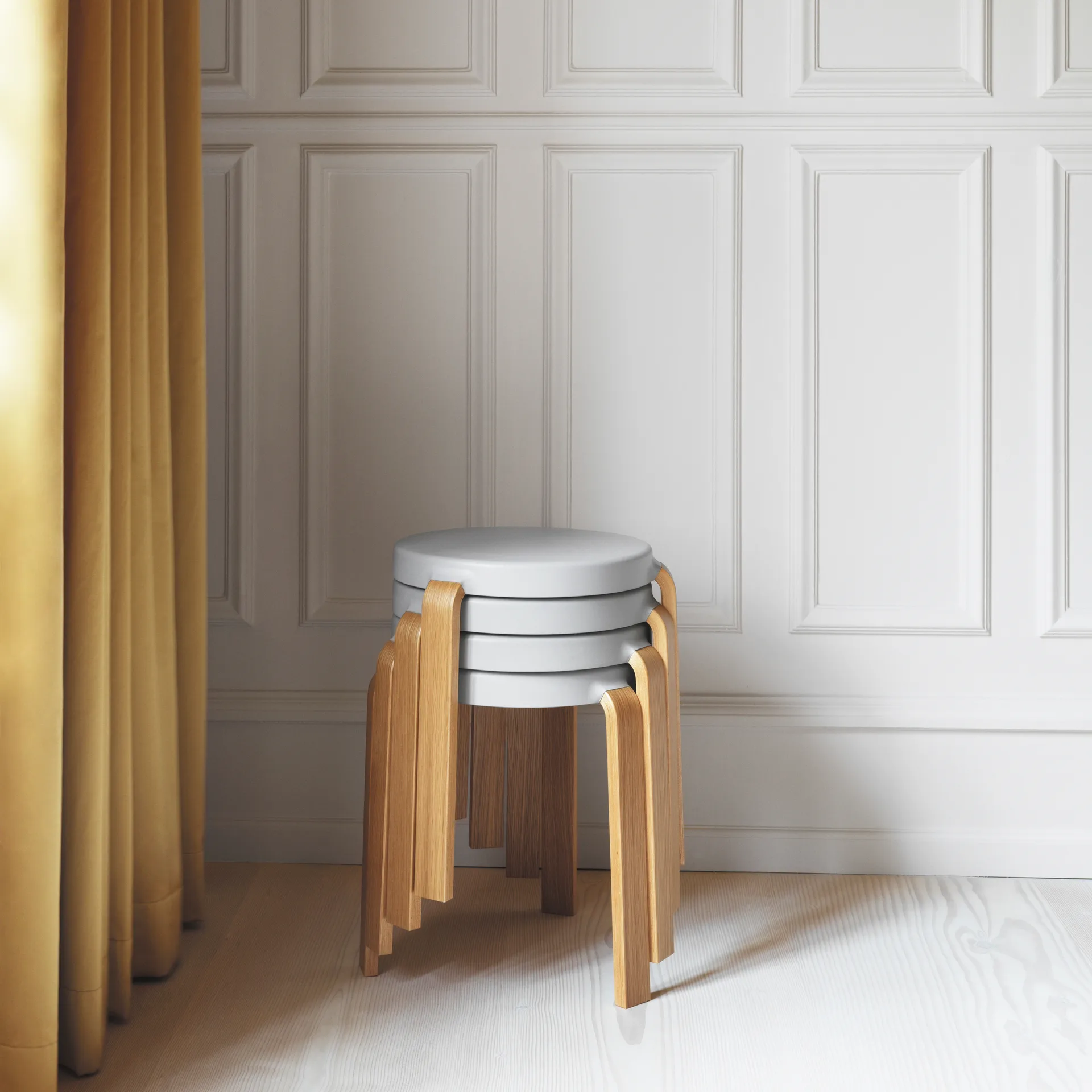 Tap stool, grey-oak Normann Copenhagen