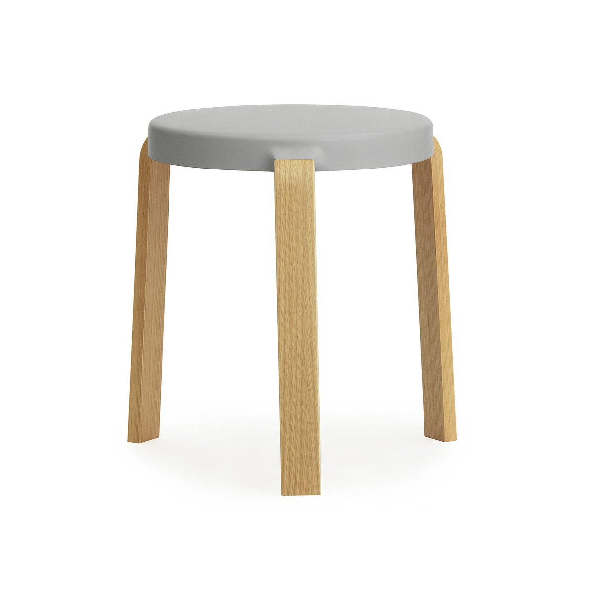 Normann Copenhagen Tap stool grey-oak | Scandinavian Design | Stools | Brown