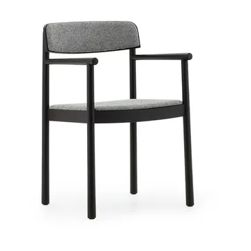 Timb armchair - Black ash-Hallingdal 166 - Normann Copenhagen