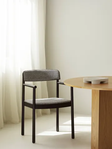 Timb armchair - Black ash-Hallingdal 166 - Normann Copenhagen