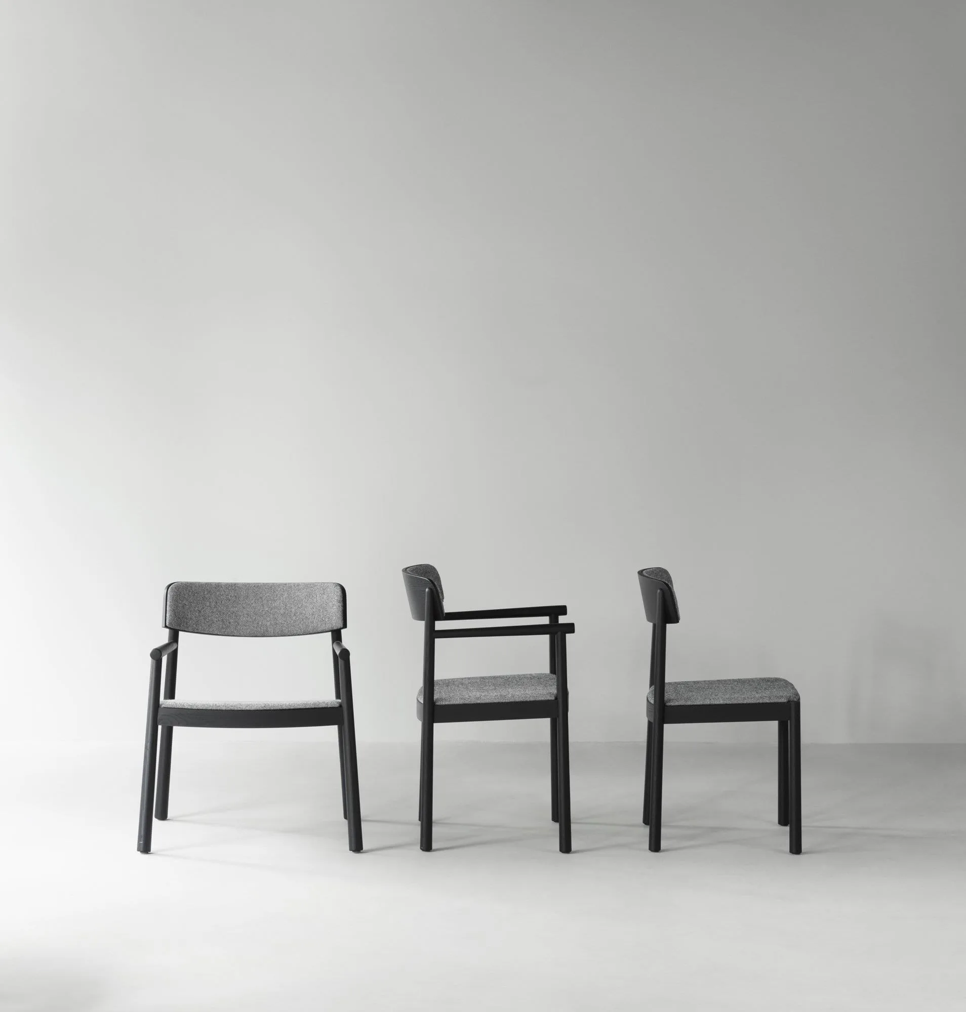 Timb armchair, Black ash-Hallingdal 166 Normann Copenhagen