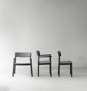 Timb armchair - Black ash-Hallingdal 166 - Normann Copenhagen