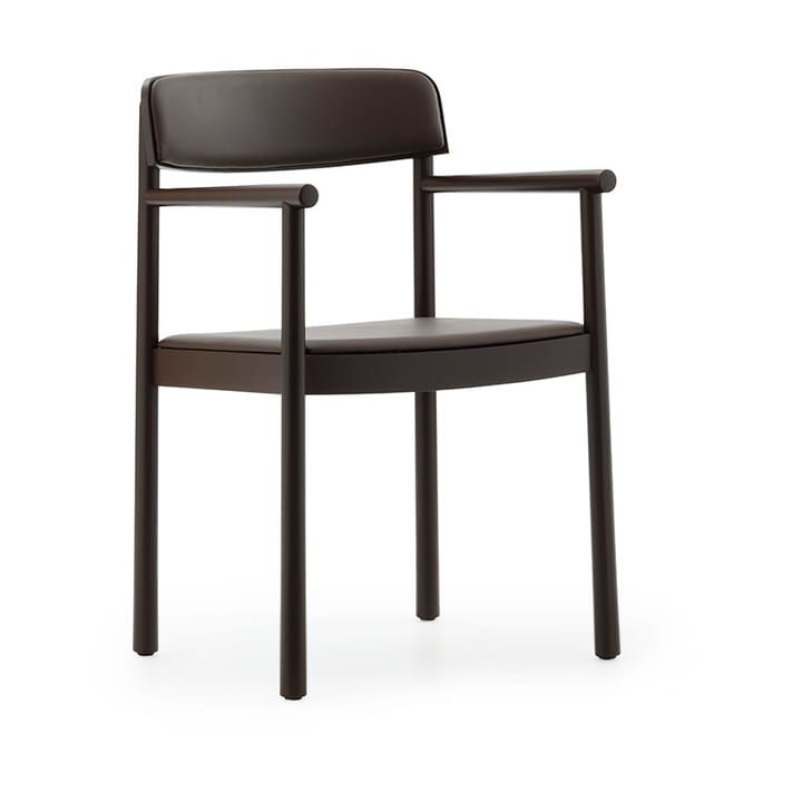 Timb armchair - Brown ash-Ultra Leather Chocolate - Normann Copenhagen