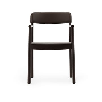 Timb armchair - Brown ash-Ultra Leather Chocolate - Normann Copenhagen