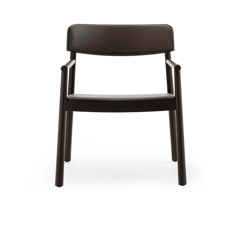 Timb armchair, Brown ash-Ultra Leather Chocolate Normann Copenhagen