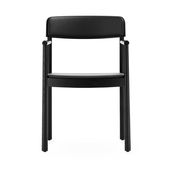 Timb armchair with cushion - Black/ Ultra Leather - Black - Normann Copenhagen