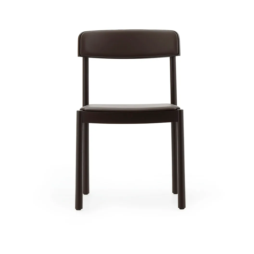 Timb chair, Brown ash-ultra leather chocolate Normann Copenhagen