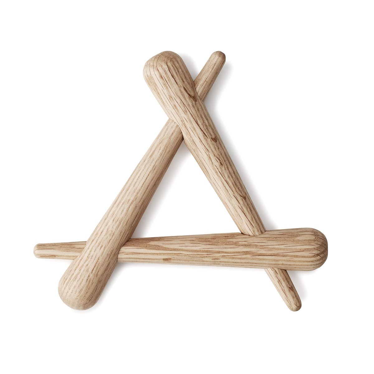 Normann Copenhagen Timber trivet oak | Scandinavian Design | Trivets | Brown