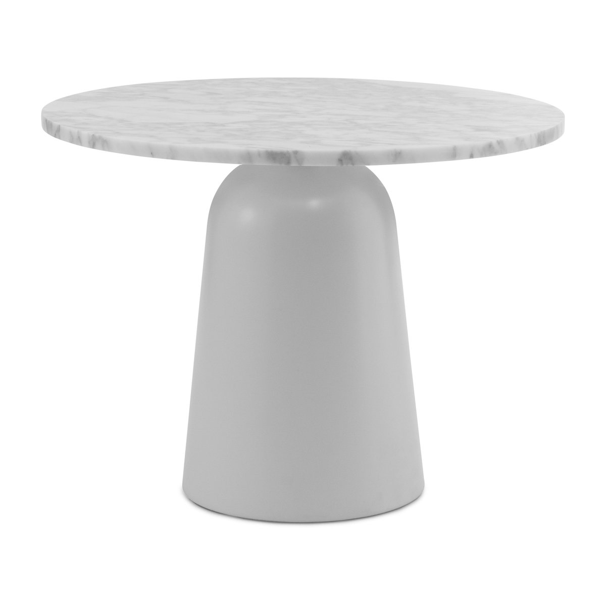 Normann Copenhagen Turn adjustable table o55 cm White marble