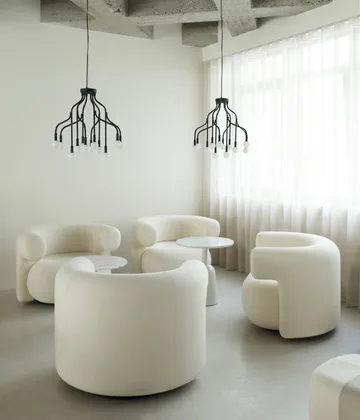 Vekst Ceiling Lamp Small - Black - Normann Copenhagen
