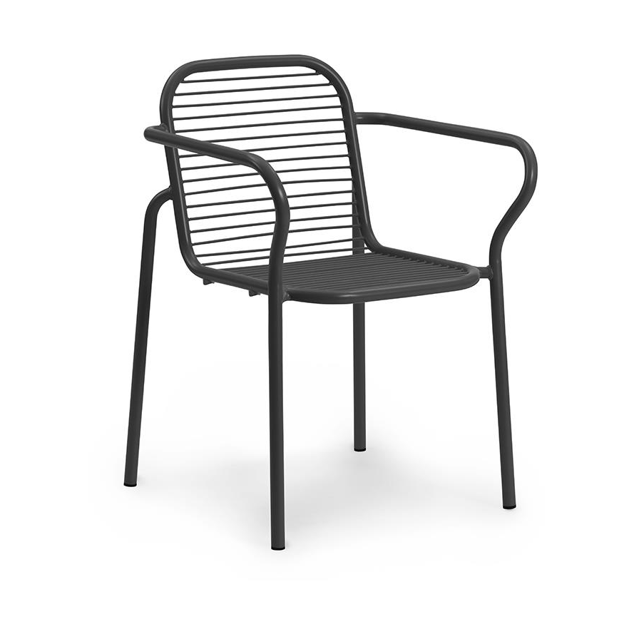Normann Copenhagen Vig armchair Black | Scandinavian Design | Garden chairs | Black