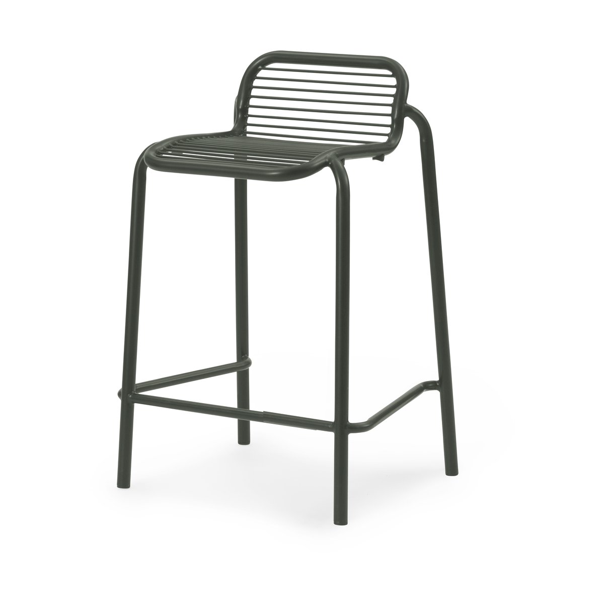 Normann Copenhagen Vig bar stool 65 cm Green | Scandinavian Design | Bar stools | Green