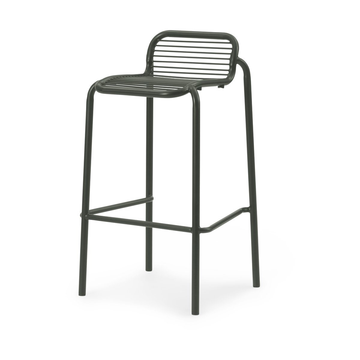 Normann Copenhagen Vig barstool 75 cm Green | Scandinavian Design | Bar stools | Green