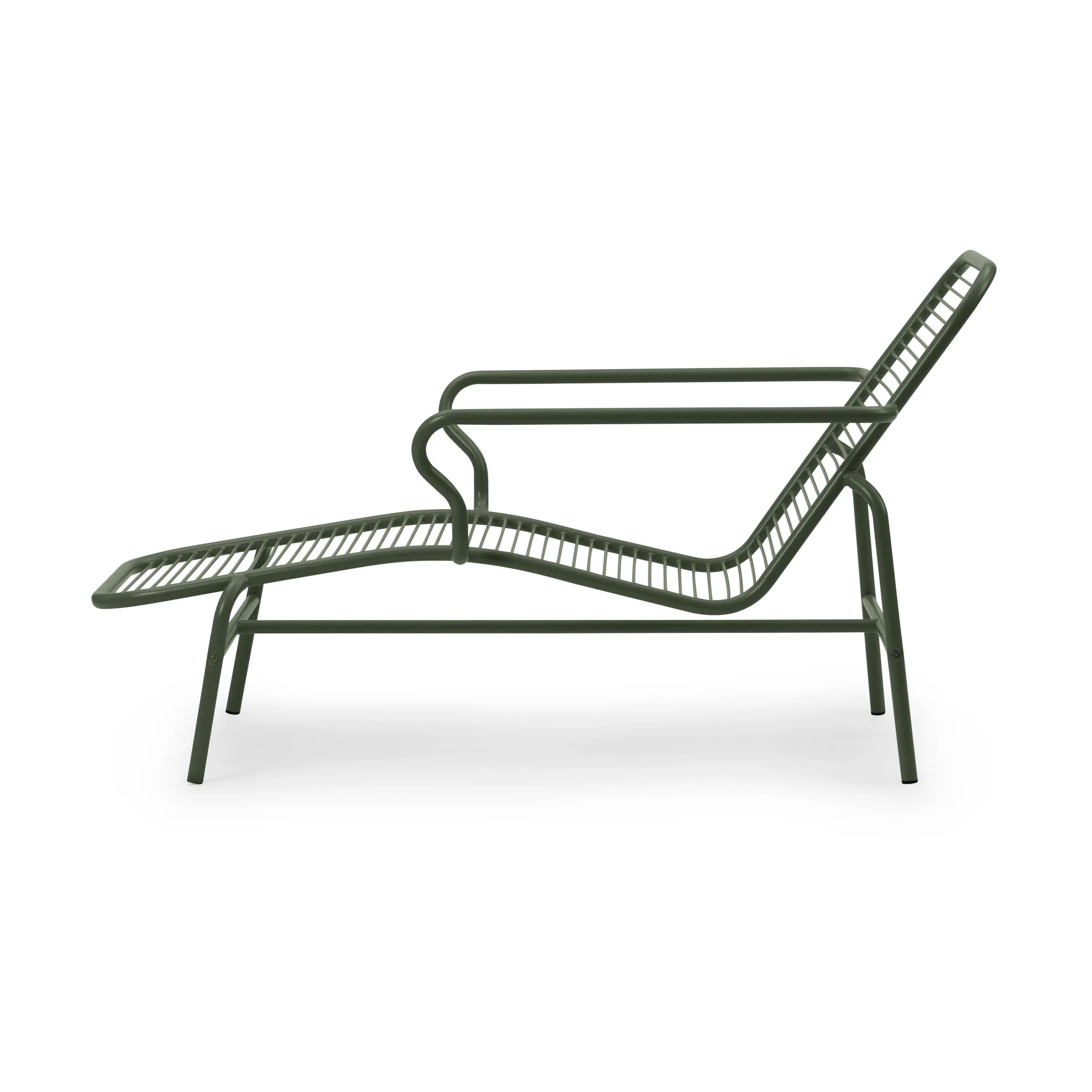 Vig Chaise Lounge sunbed, Green Normann Copenhagen