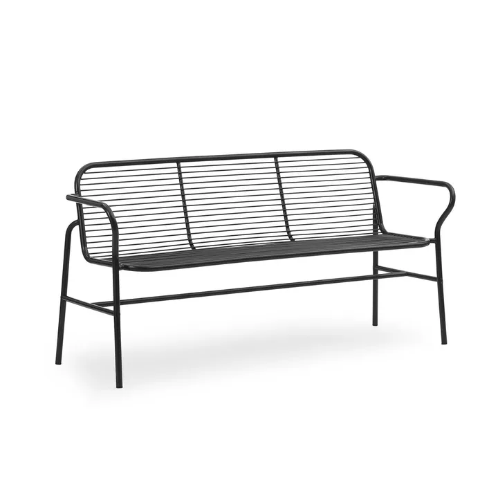 Vig Dining bench - Black - Normann Copenhagen