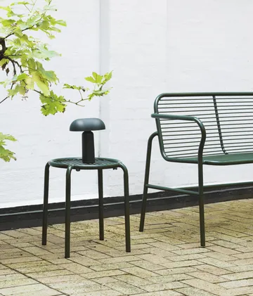 Vig Dining bench - Green - Normann Copenhagen
