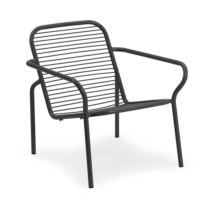 Normann Copenhagen Vig lounge chair Black | Scandinavian Design | Garden chairs | Black