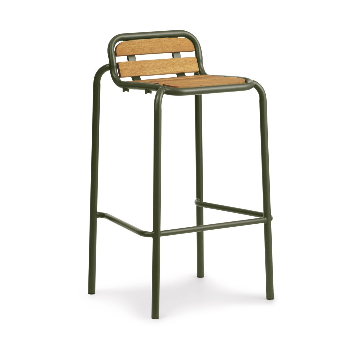 Normann Copenhagen Vig Robinia bar stool 75 cm Green