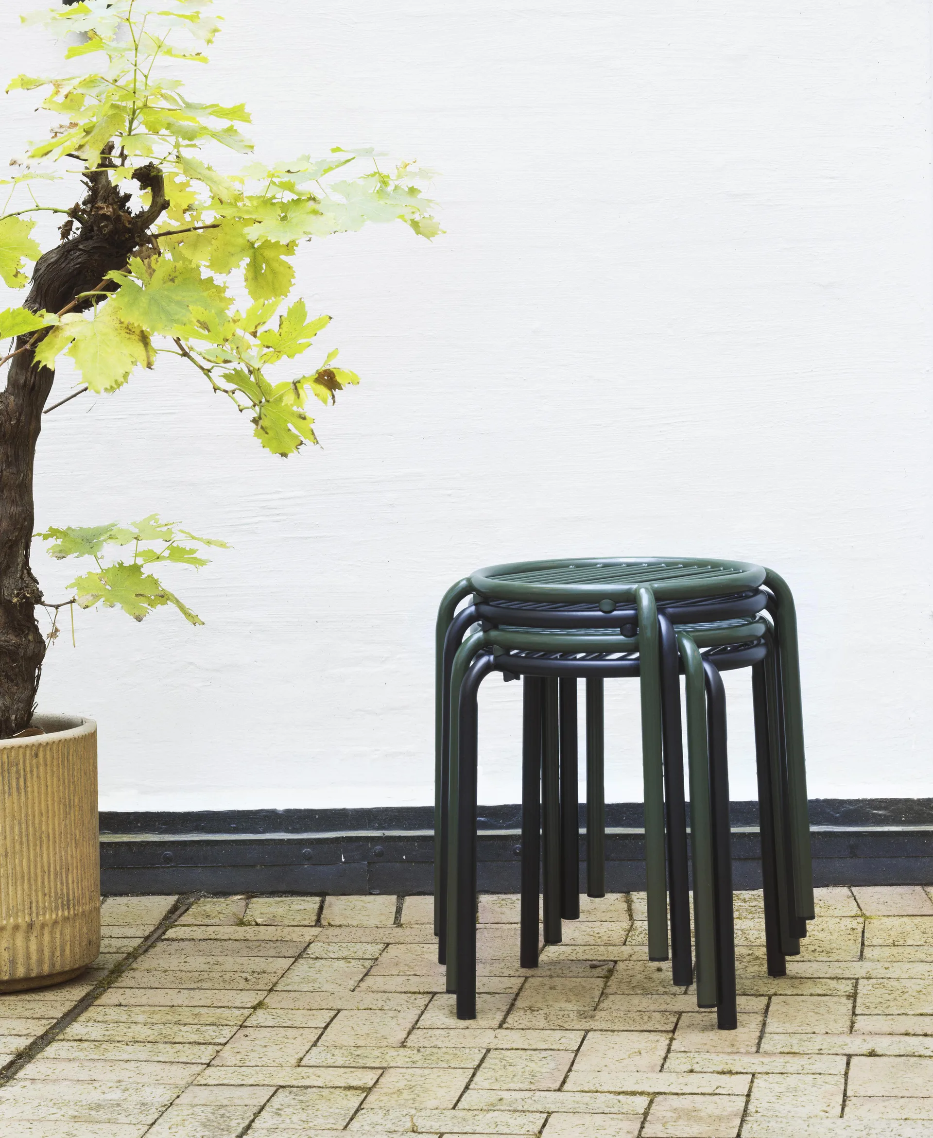 Vig stool, Black Normann Copenhagen
