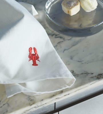 Yummy kitchen towel 50x70 cm - Lobster - Normann Copenhagen