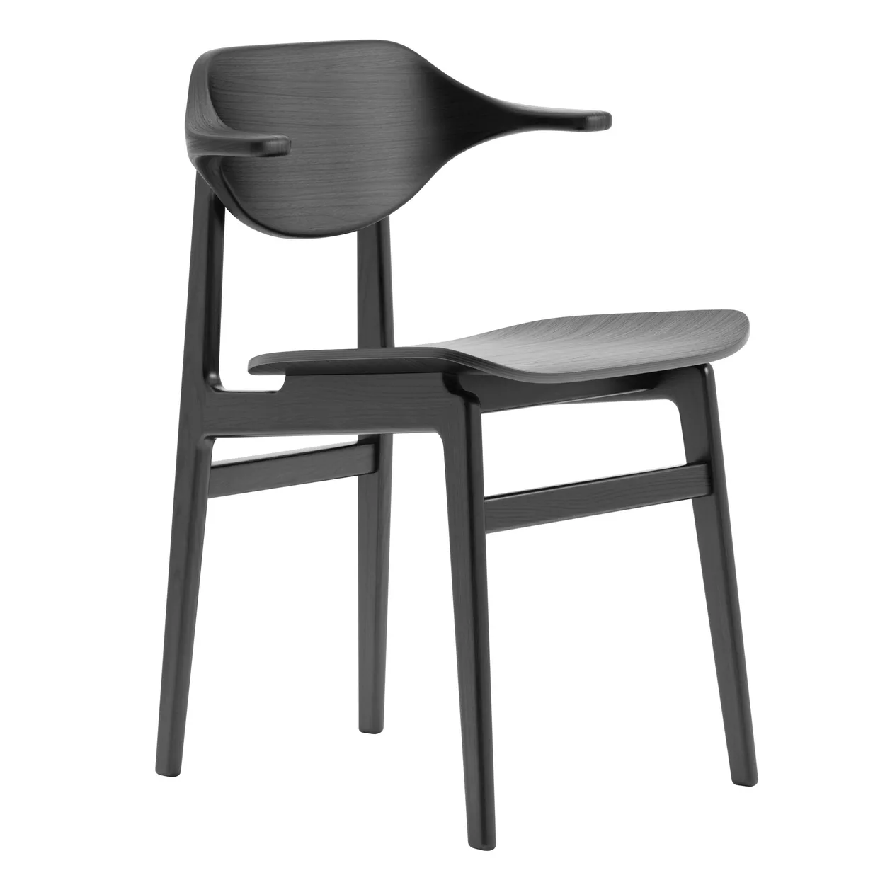 NORR11 Buffalo chair Black oiled oak | Scandinavian Design | Chairs | Black