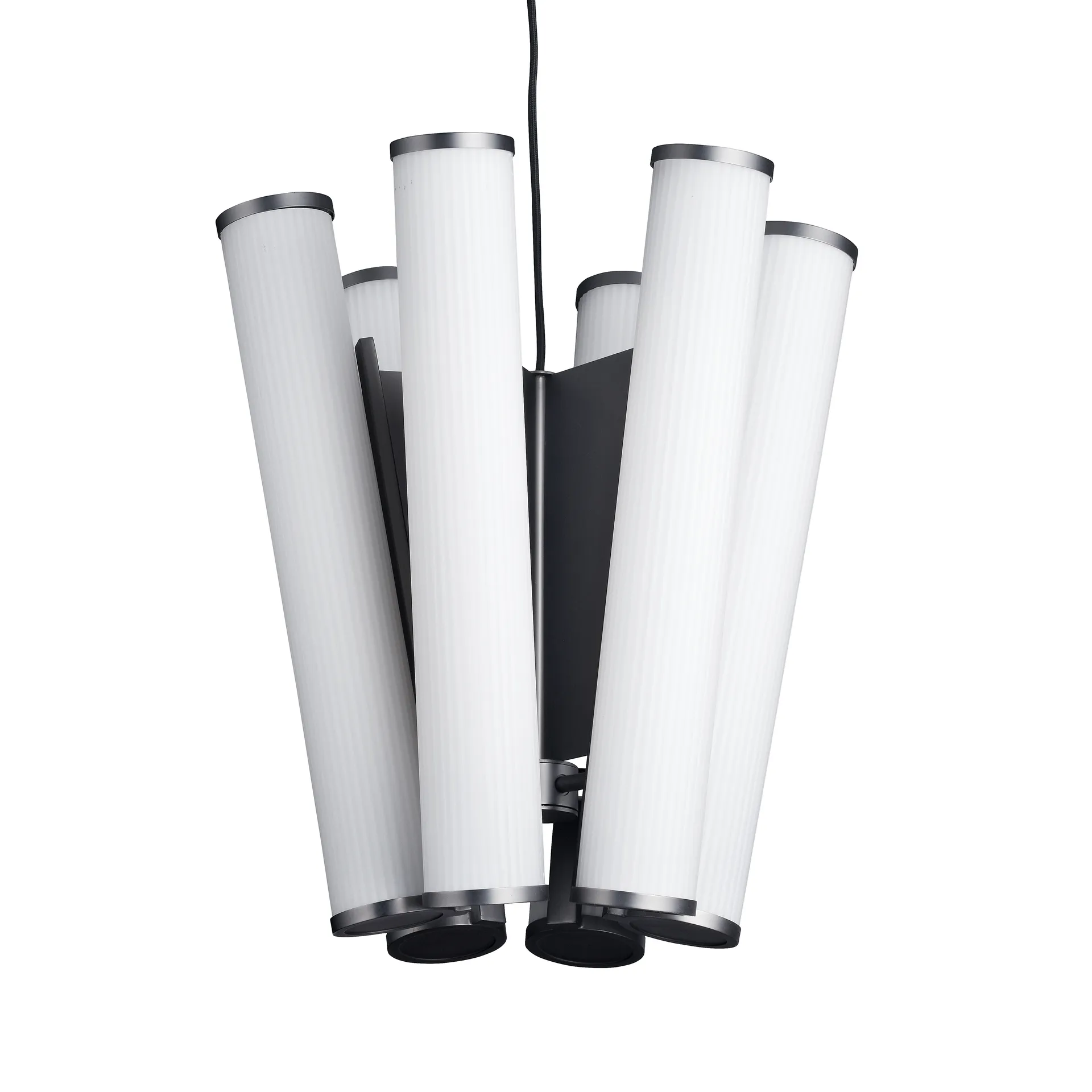 Deco Chandelier ceiling lamp, white-black NORR11