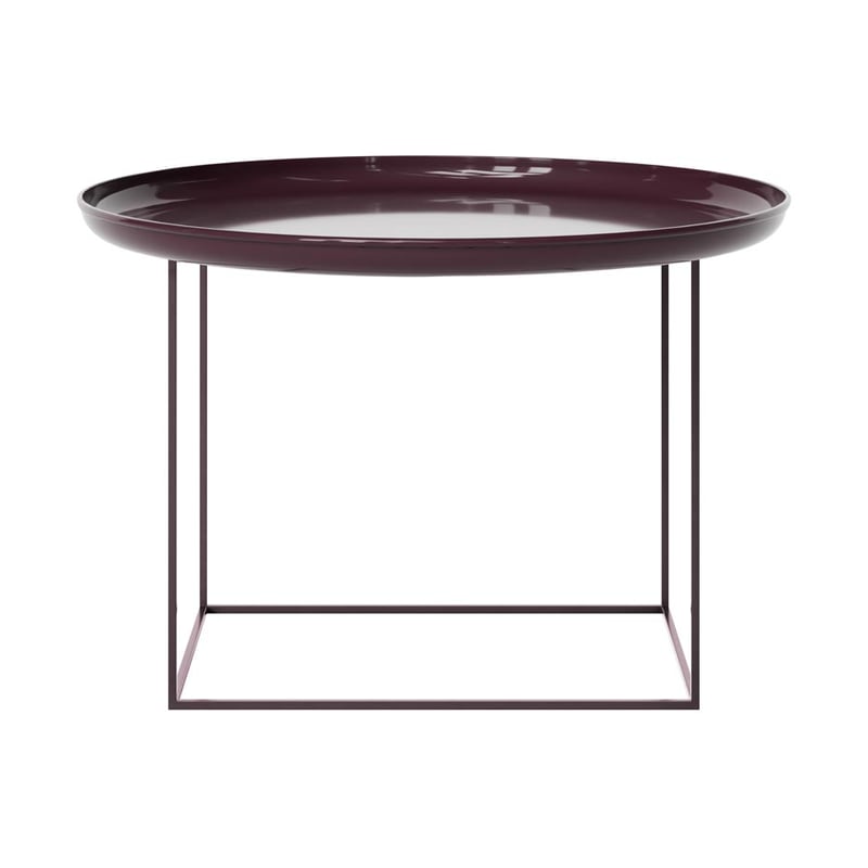 NORR11 Duke coffee table medium Lacquered maroon
