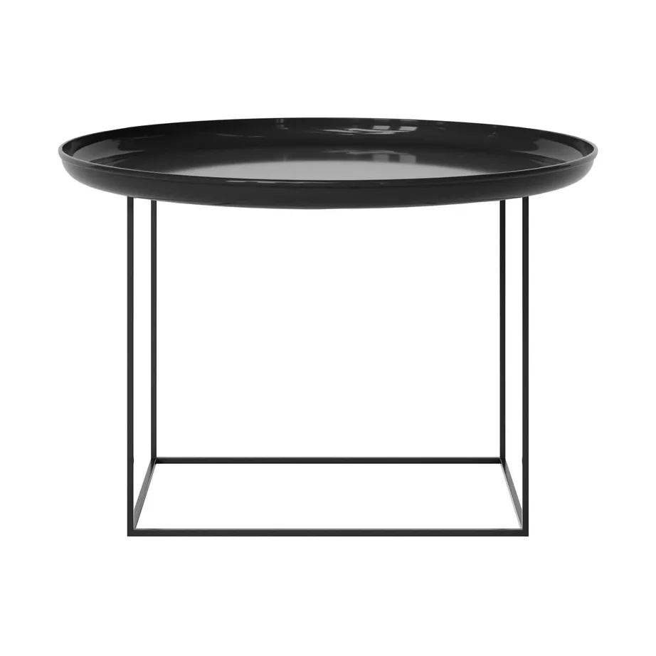 Duke coffee table medium, Lacquered obsidian NORR11