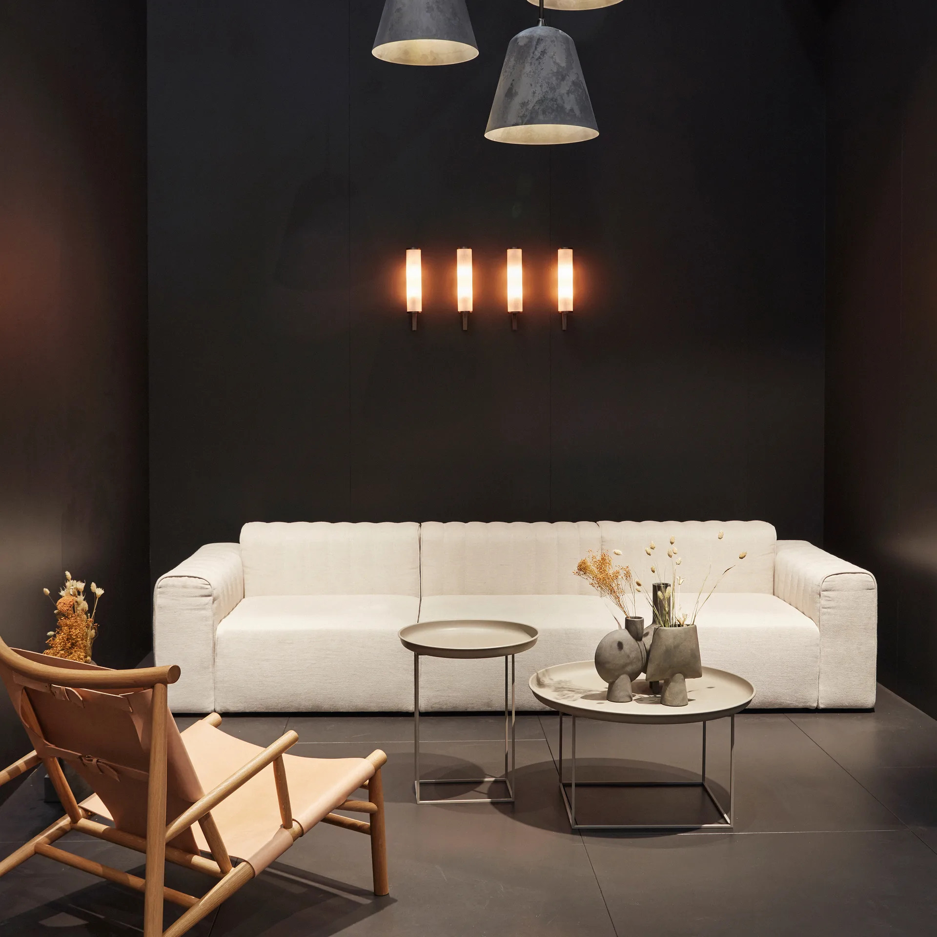 Duke side table small, Stone NORR11