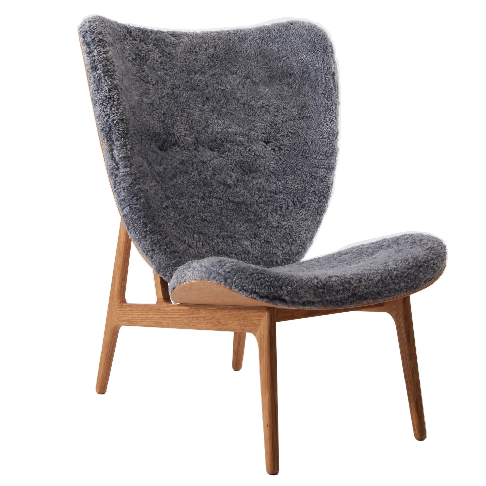 Elephant lounge sheepskin oak, Graphite NORR11