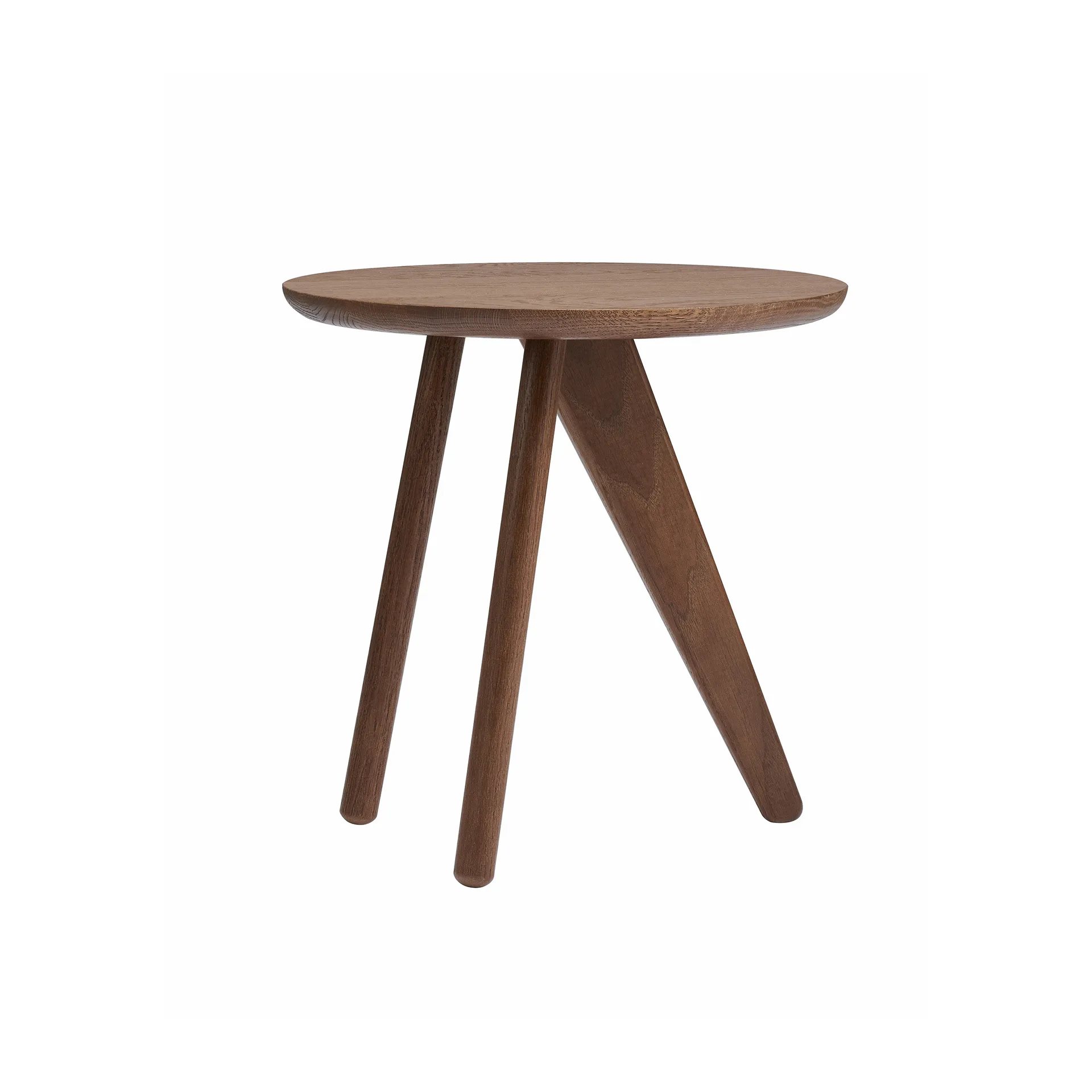 Fin side table 40 cm, Dark smoked oak NORR11