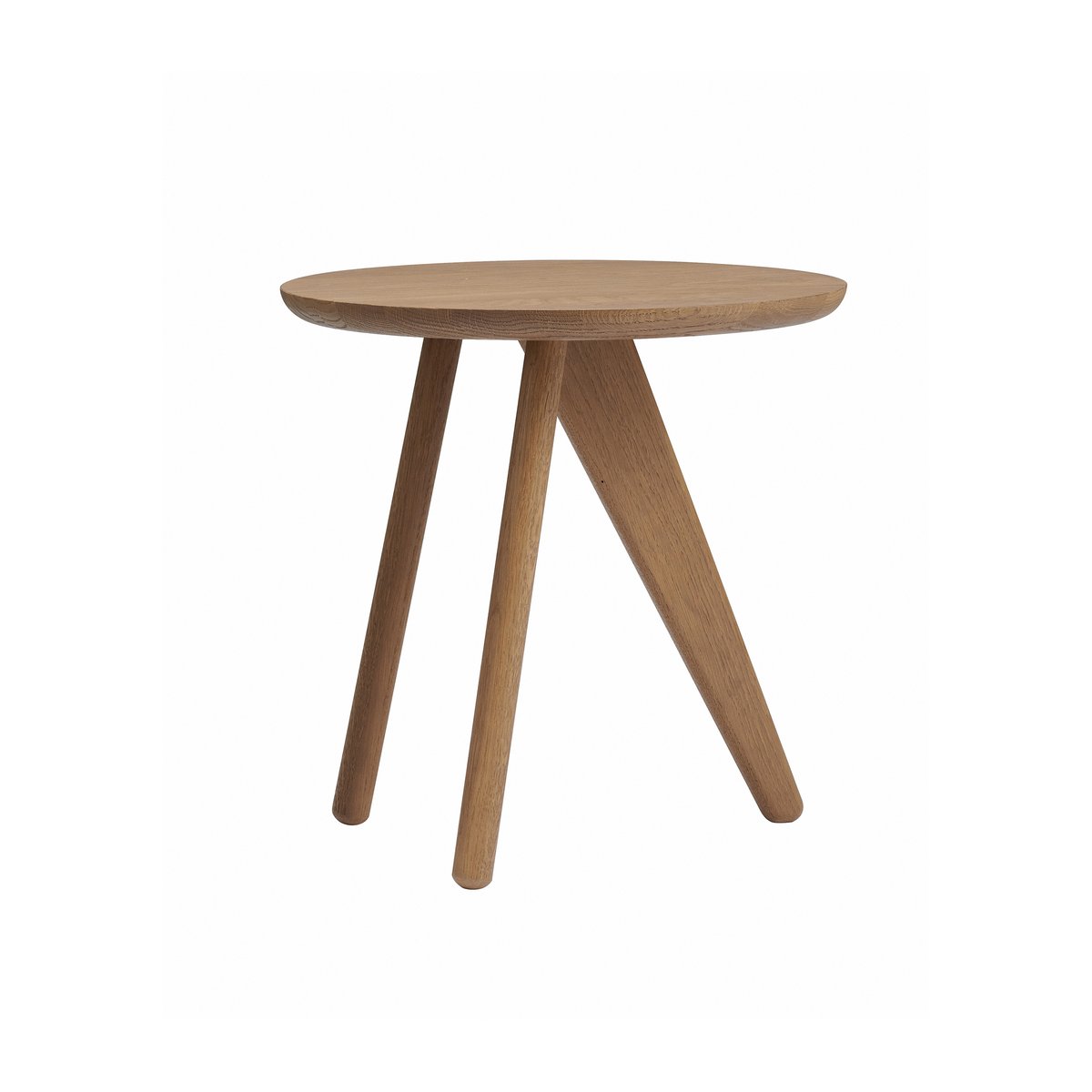 NORR11 Fin side table 40 cm Light | Scandinavian Design | Side tables | Brown
