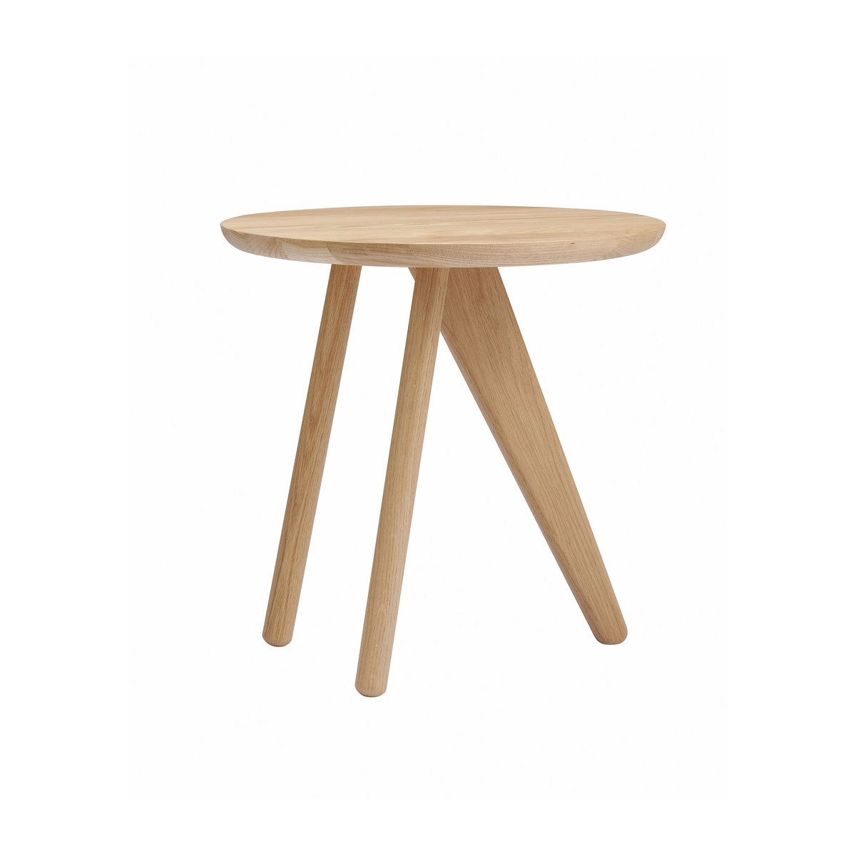 NORR11 Fin side table 40 cm Natural oak | Scandinavian Design | Side tables | Beige