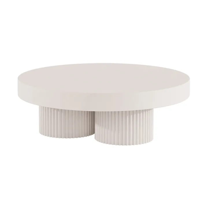 Gear coffee table - Chalk, Ø120 cm - NORR11