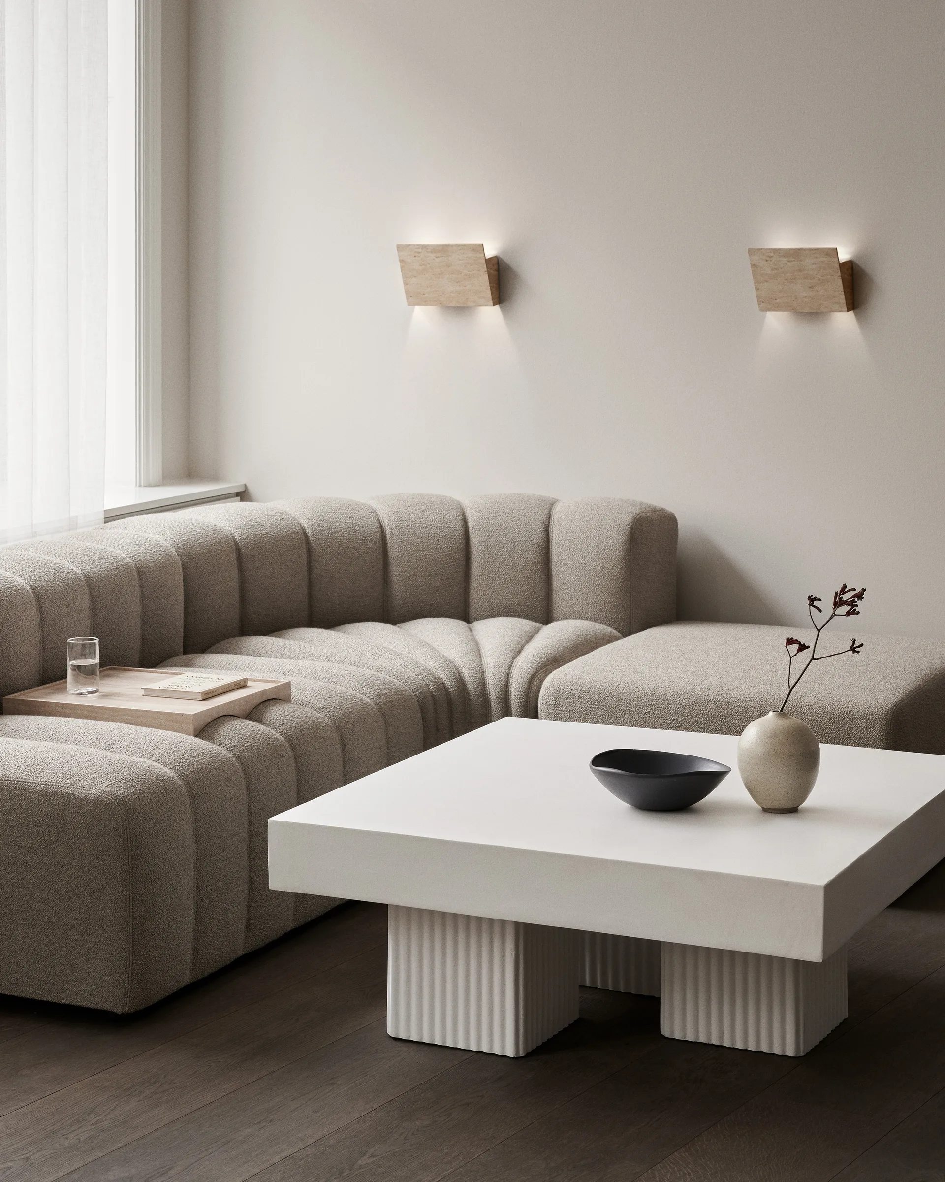 Gear coffee table, Earth, 100x100 cm NORR11