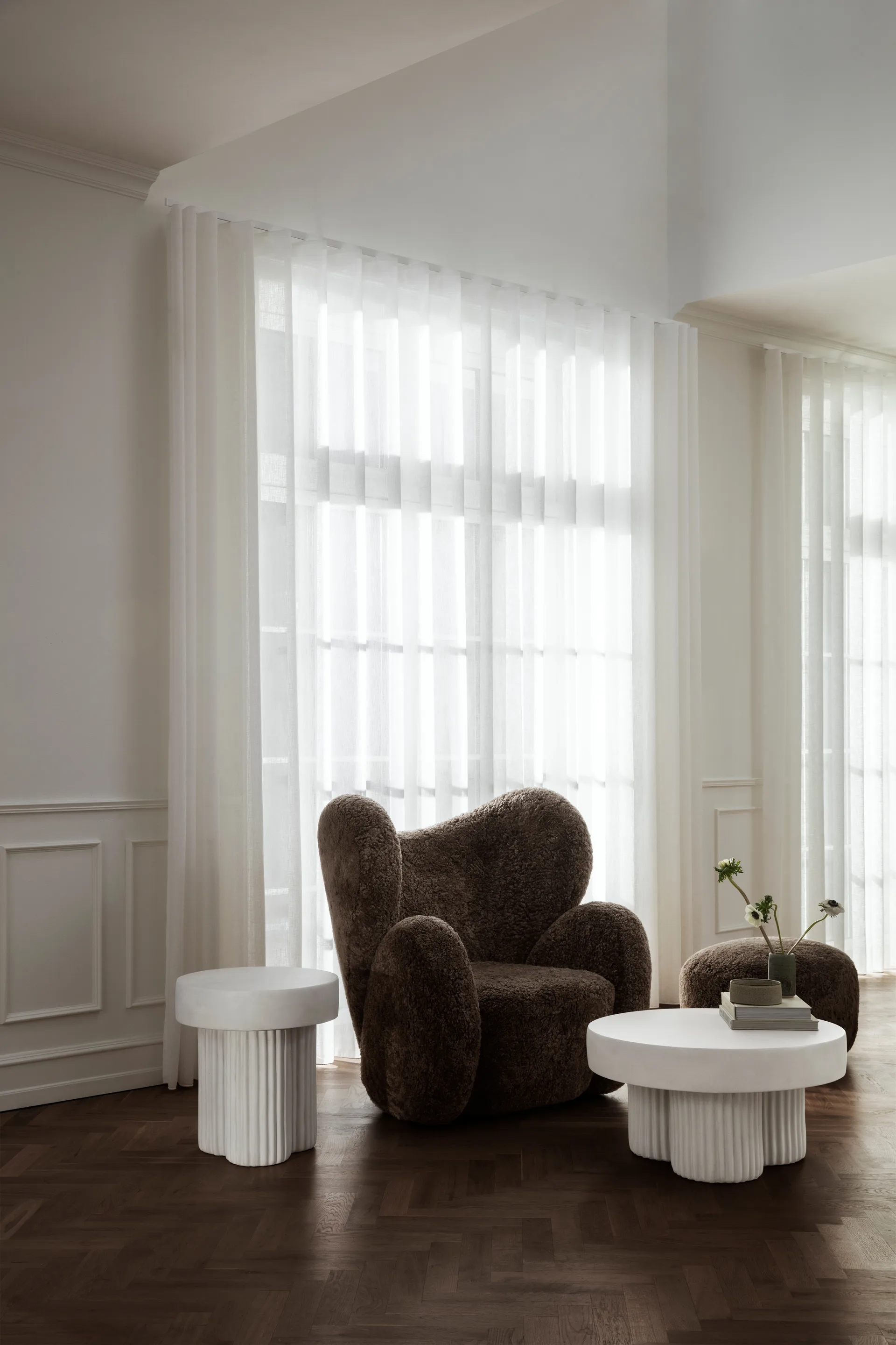 Gear coffee table hight Ø45 cm, Chai, Ø45 cm NORR11