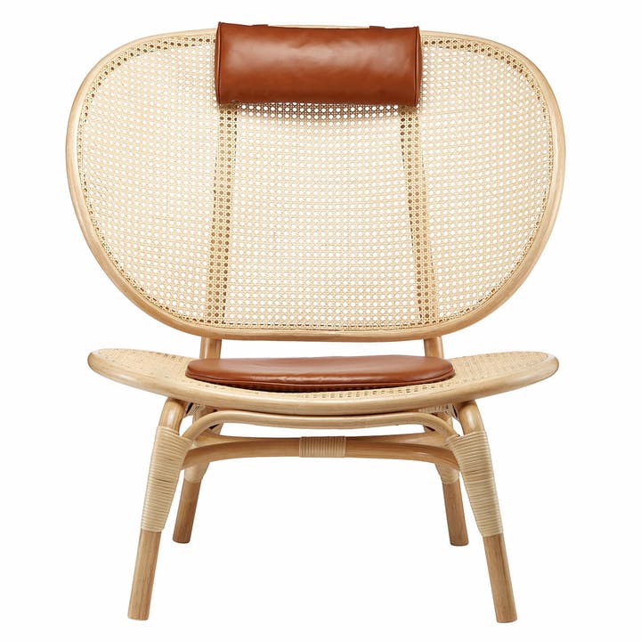 Nomad lounge chair, Natural-cognac leather NORR11