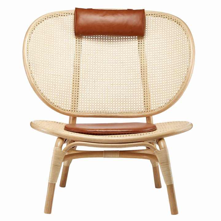 Nomad lounge chair - Natural-cognac leather - NORR11