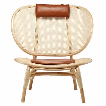 Nomad lounge chair - Natural-cognac leather - NORR11