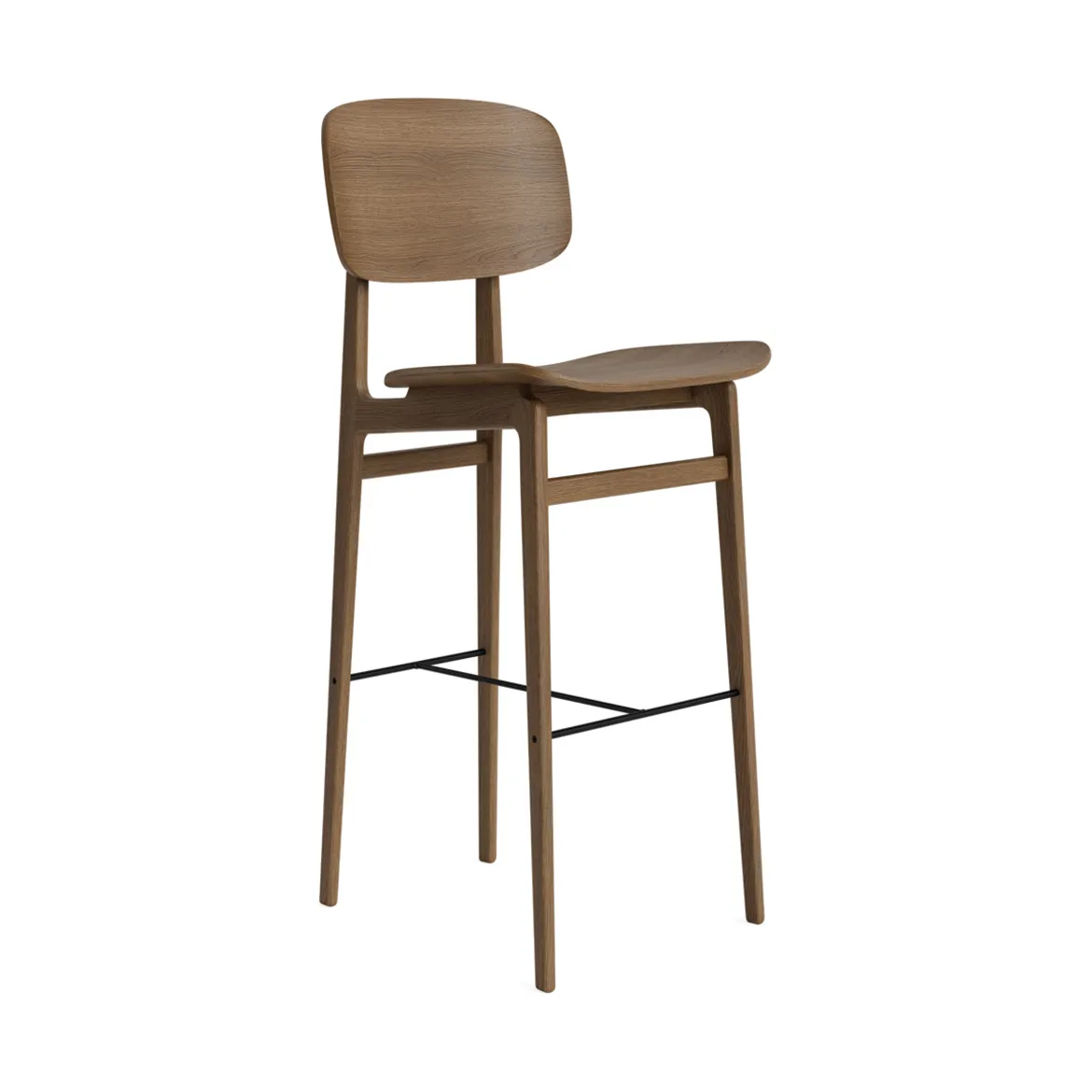 NY11 bar stool, Light smoked oak, 75 cm NORR11